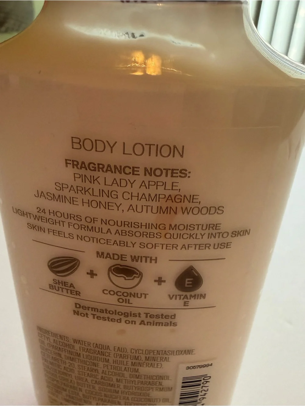Champagne Apple & Honey Body Lotion Full Size 8oz NEW Bath & Body Works